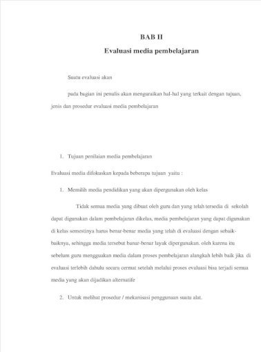 evaluasi media pembelajaran pdf